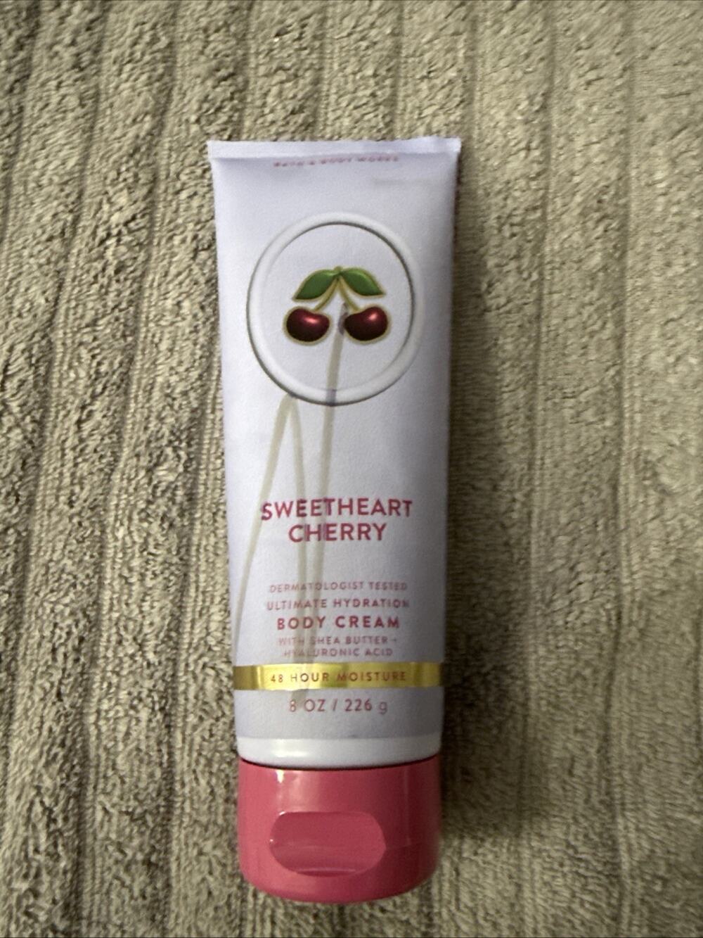Bath & Body Works Sweetheart Cherry Vanilla 8oz Ultimate Hydration Body Cream